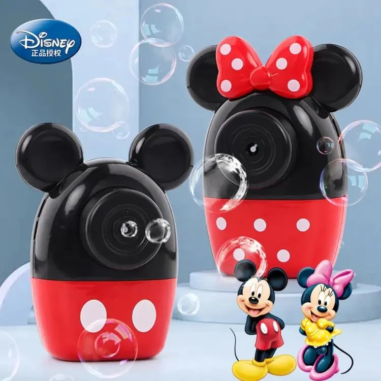 Disney Mickey Minnie Machine Automatic Bubble Machine Soap Bubble Blower Electric Summer Outdoor Soap Blow Bubbles Toys image 3