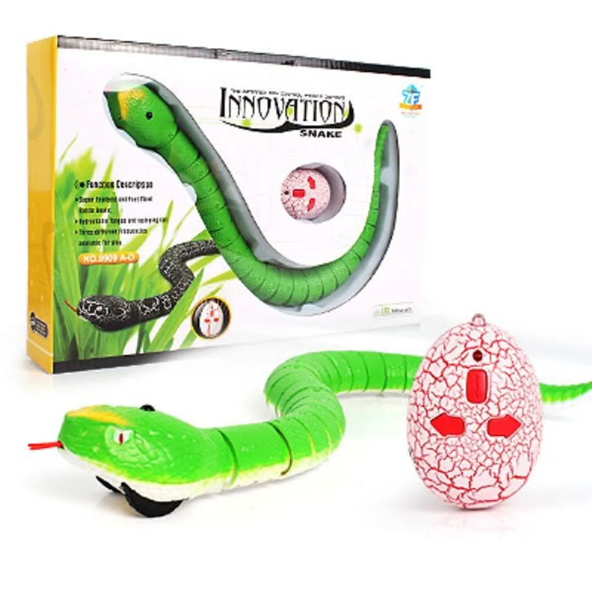 Remote Control Snake Infrared RC Animal Toys Rattlesnake With USB Cable Funny Trick Terrify Toys For Kids image 2