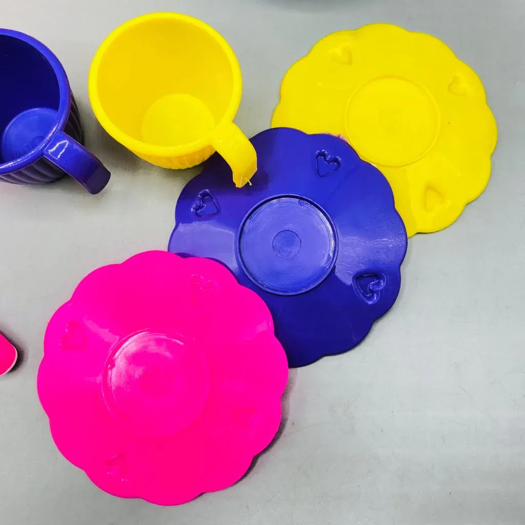 Kitchen Tea Set for Kids Pretend Play Tea Party Set with Cups And Plates for Boys And Girls image 4