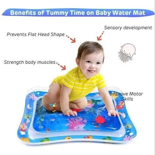 Inflatable Tummy Time Mat Premium Baby Water Play Mat for Infants and Toddlers for 3 to 24 Months Strengthen Your Baby's Muscles image 6