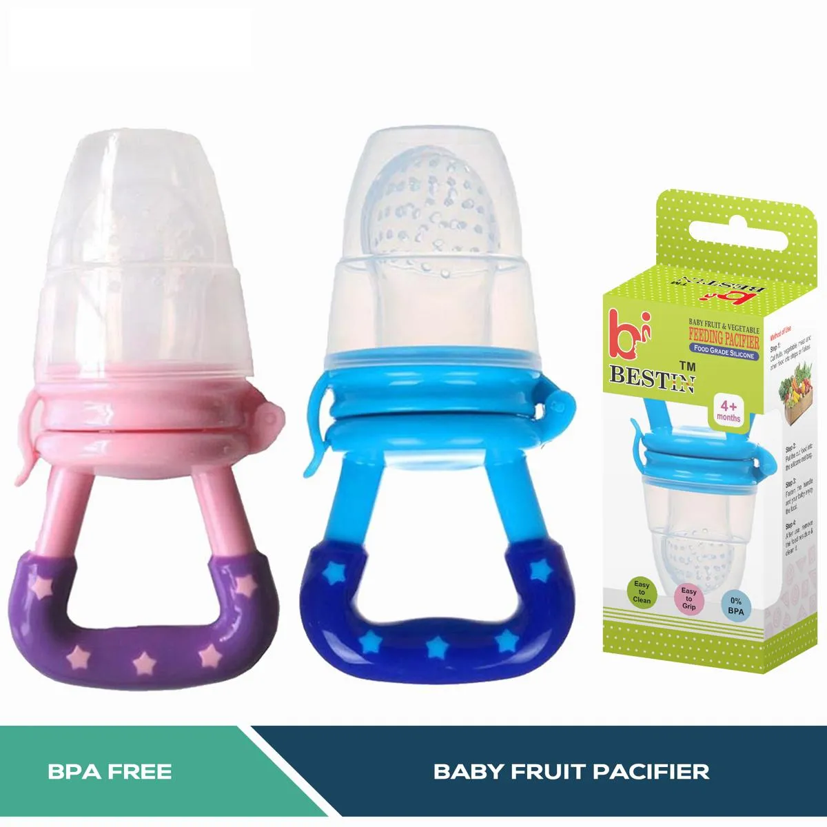Pacifier/Fresh Fruit Food Baby , Feeding Safe Fruit Feeder , Feeding for Infant Supplies Teat Pacifier Bottles/Soother/ Fruit Teether/ Chosni /fruit chosni For Newborn Baby image 2