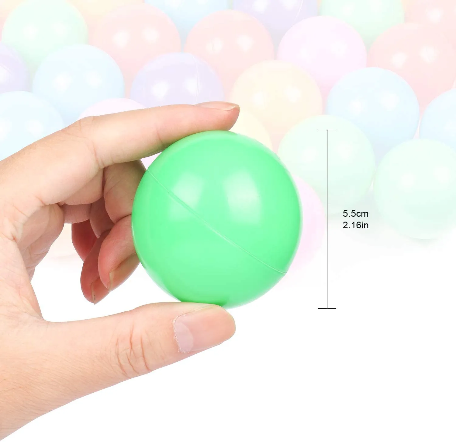 Soft Plastic Balls for Tent and Pool 25 pcs image 3
