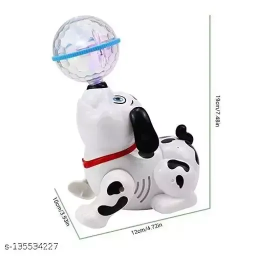Dancing Dog With 360 Degree Rotating - White image 7