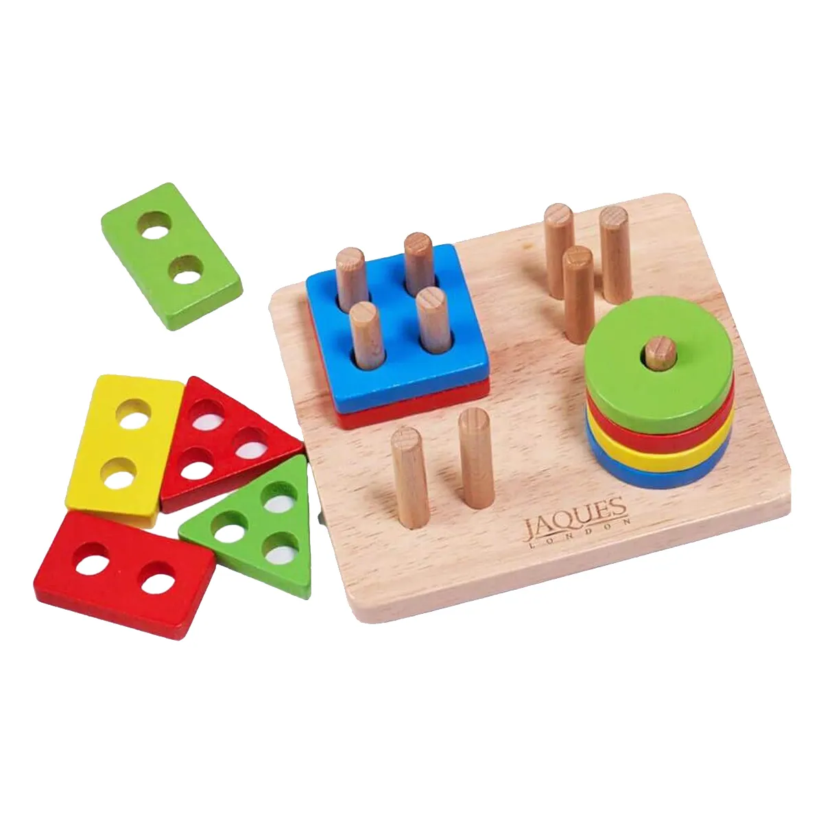 Shape Sorter Learn Geometric Shapes Puzzle for kids Wooden Stacking Toys – Perfect toddler toys recommended Wooden Puzzle toys for 1 2 3 year olds image 1