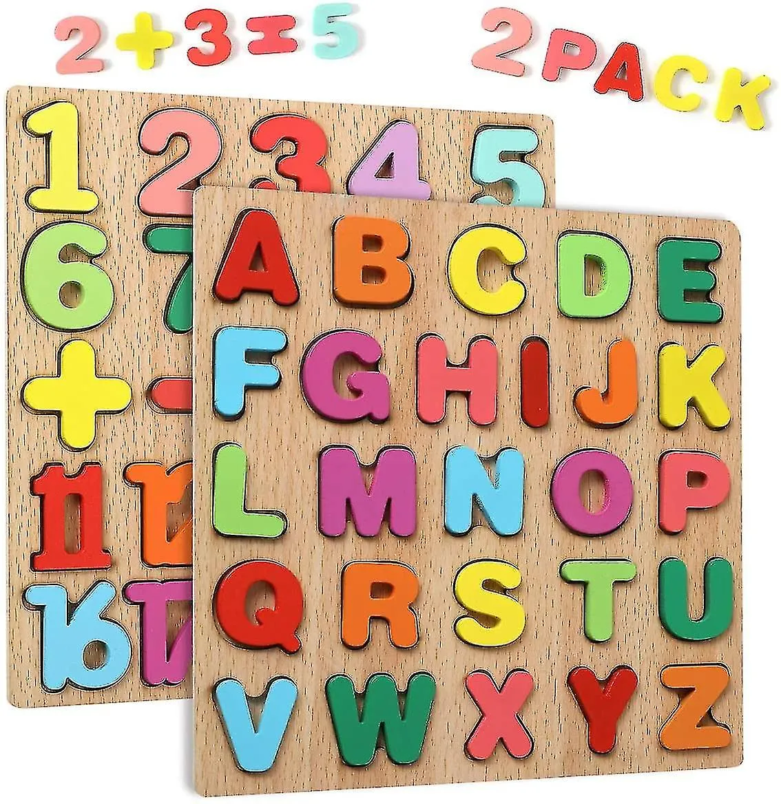 Wooden English Letters - English Counting Alphabets - Baby Learning - Kids Learning Toys image 4