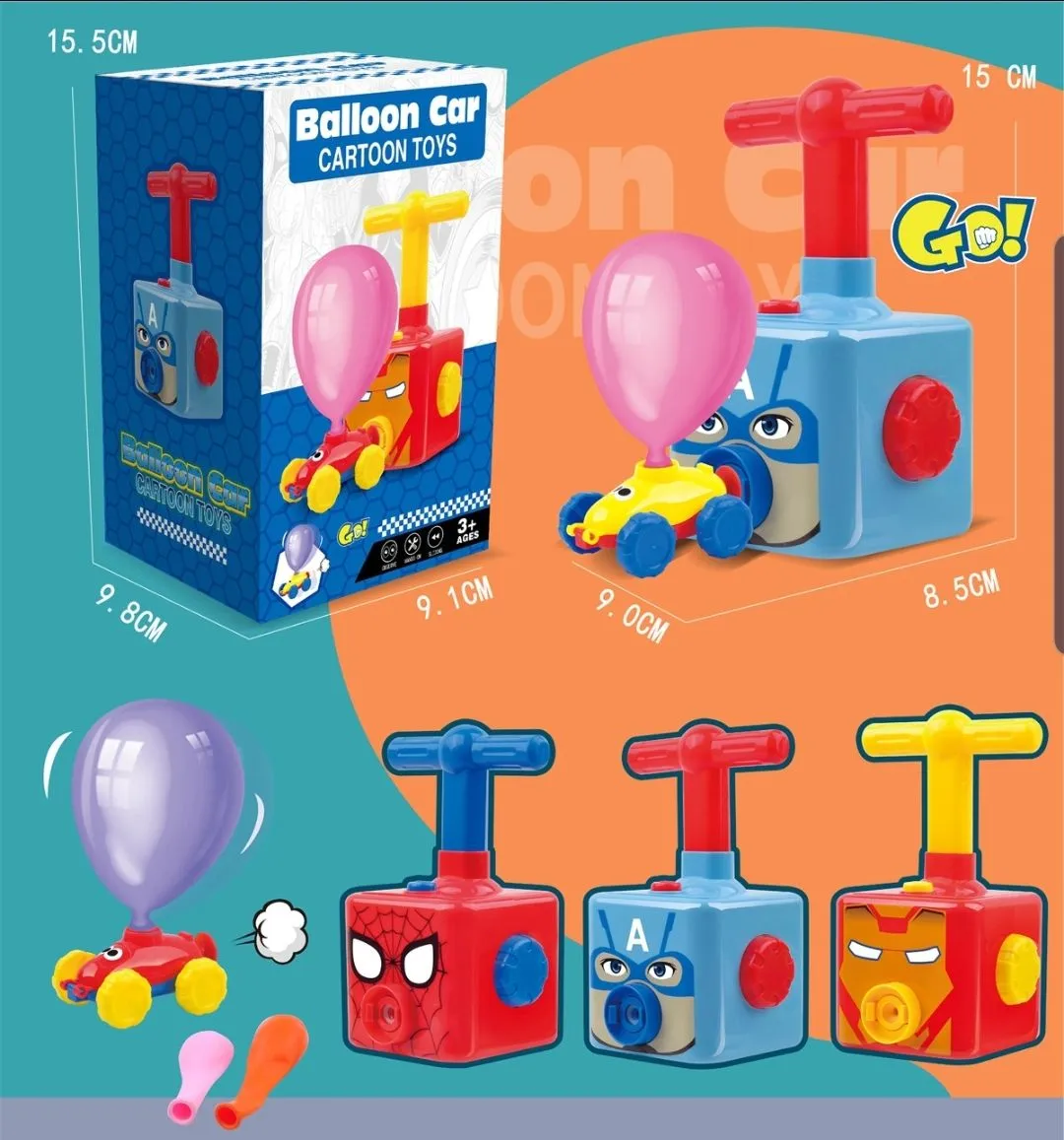 Air Power Balloon Car Power Balloon Car Driving Toy For Kids