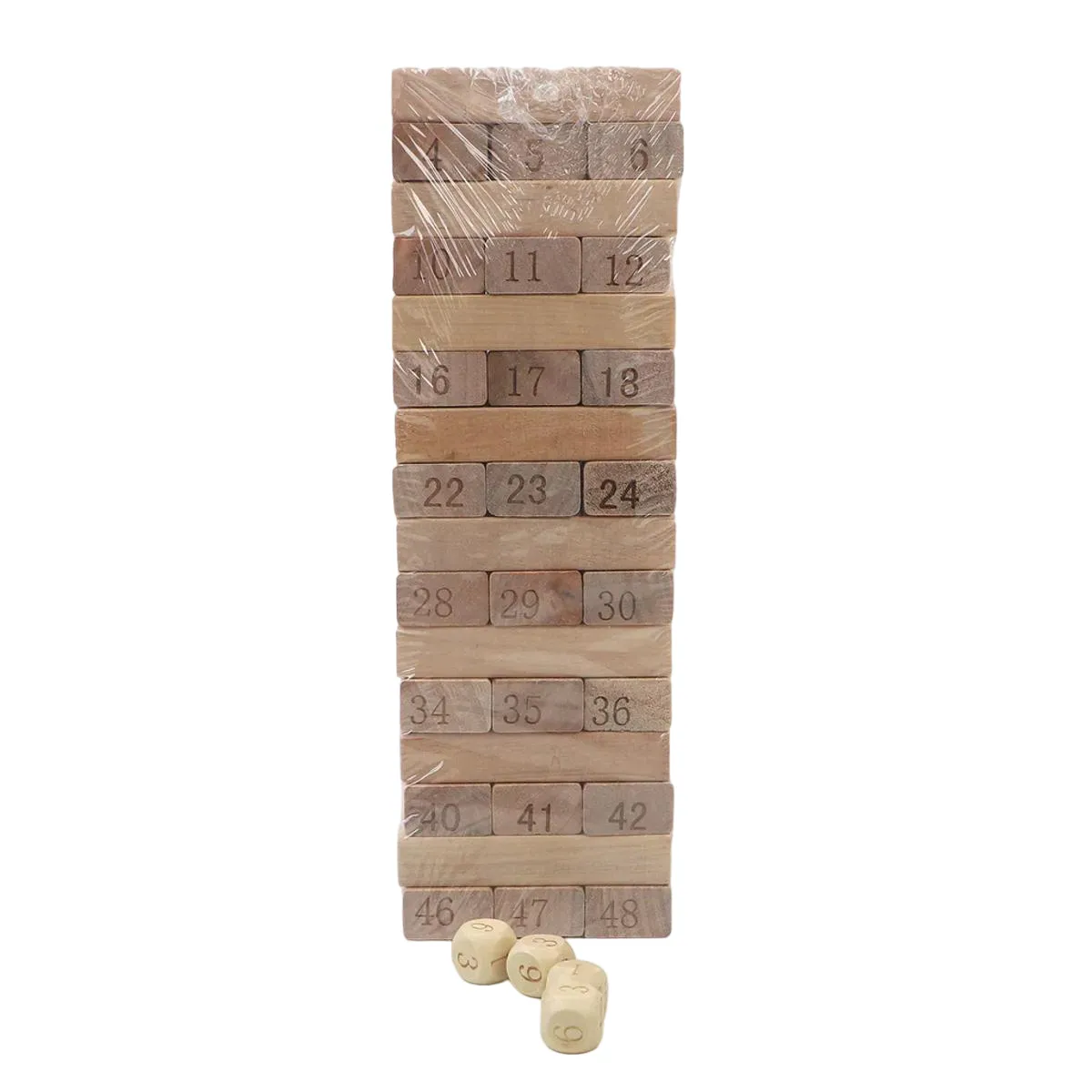 Jenga Classic Wooden Stacking Block Game for Fun and Strategy image 1