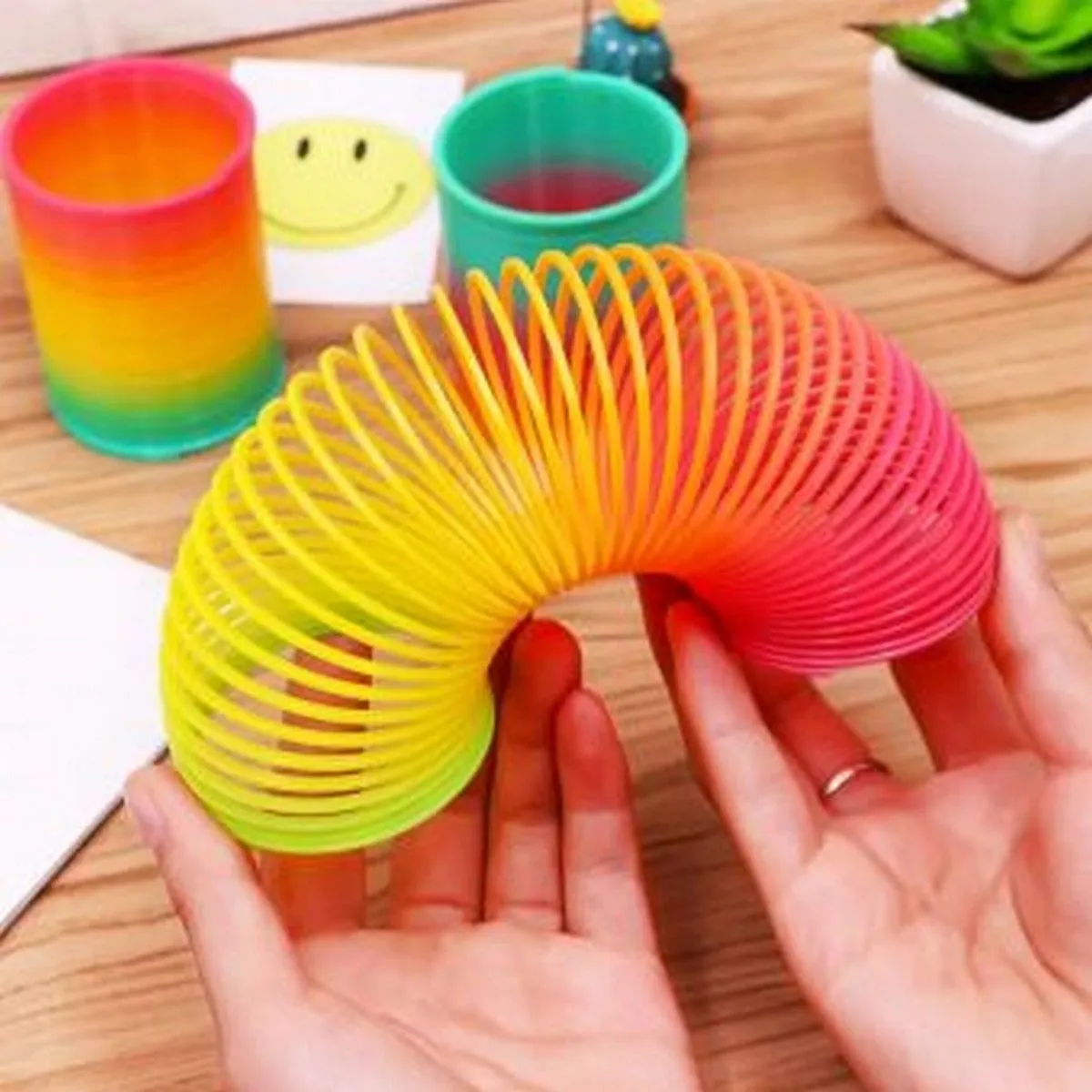 Magic Slinky Spring Toy, Stretchable Springs Bounce Fidget Toy For Girls, Boys And Adults image 4