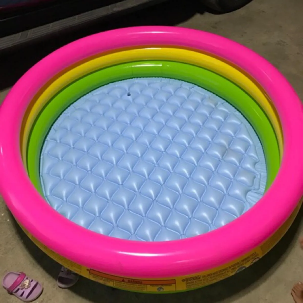 INTEX - Sunset Glow Baby Pool For Kids Inflatable Kids Bath Tub For Children - 3FT image 2