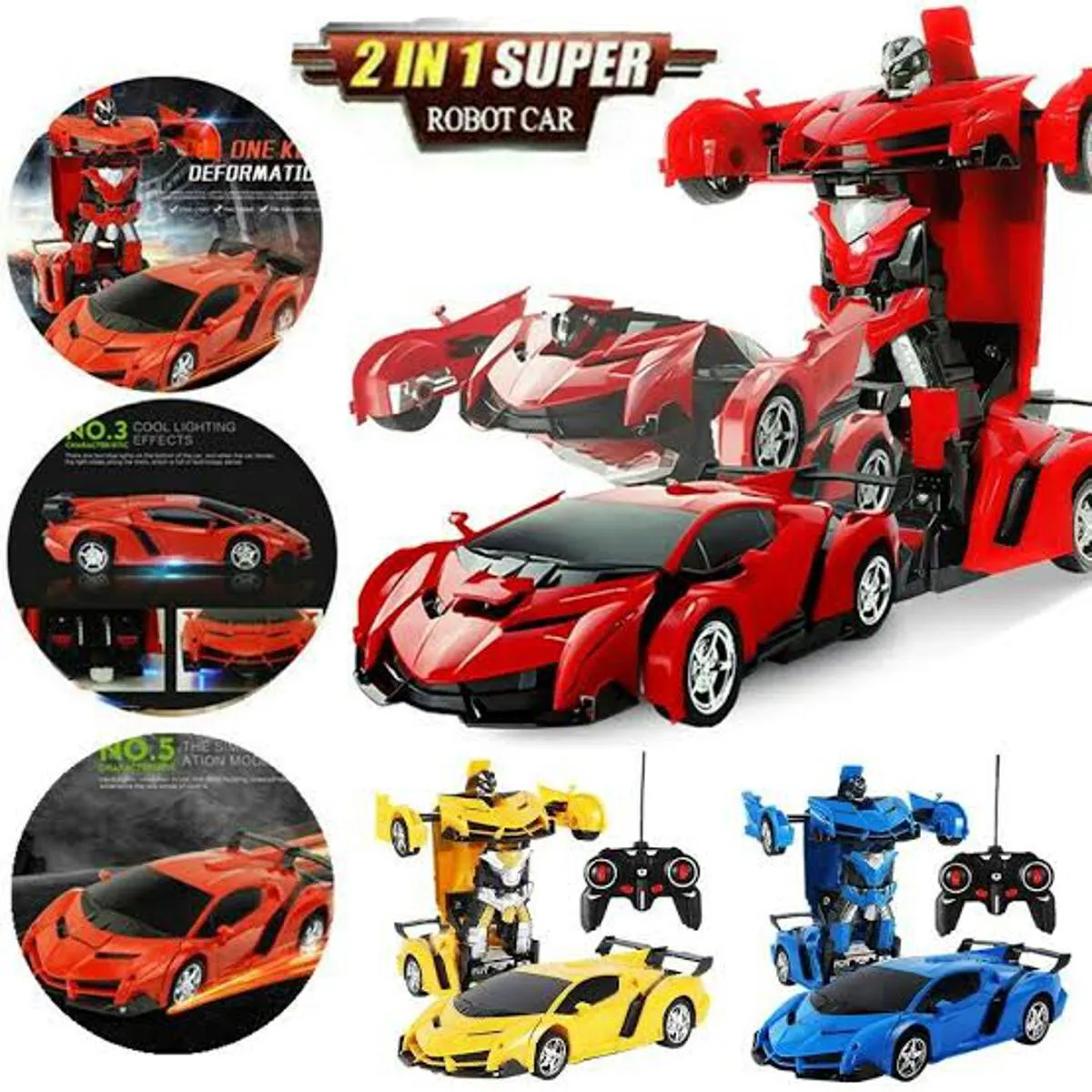 Remote Control Robot Car 2 in 1 deformation Car Toys For Kids