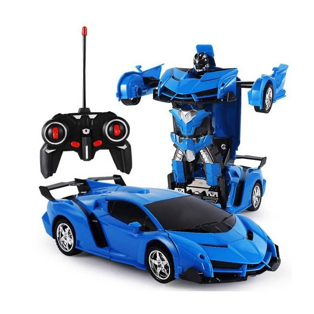 Rc Transformer Lamborghini Car Toy Remote Control Rechargeable 2 IN 1 Robot Car image 2