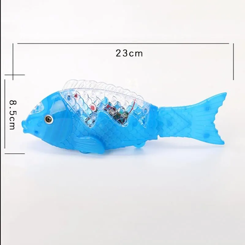 Dancing Fish Toy with Flashing Lights and Realistic Sounds for Toddlers image 2