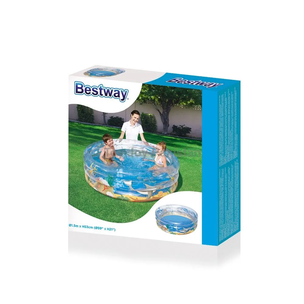 Bestway Pool 59"x21" Tropical Play Baby Pool image 4