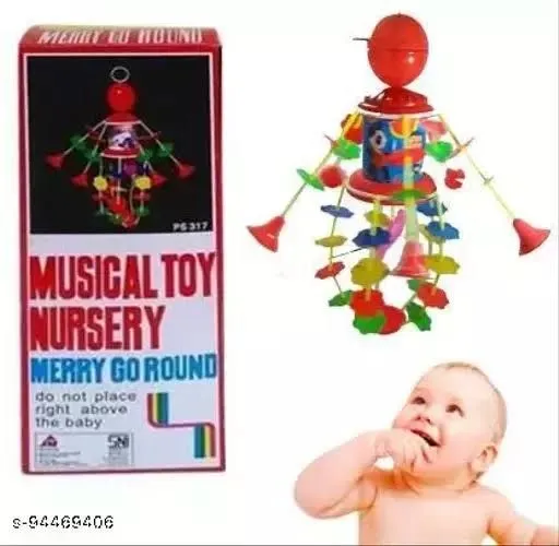 Merry Go Round Musical Spinning Toy for Kids Cradle (Musical Jhoomar Toy)Jhoomar For New Born Baby image 3
