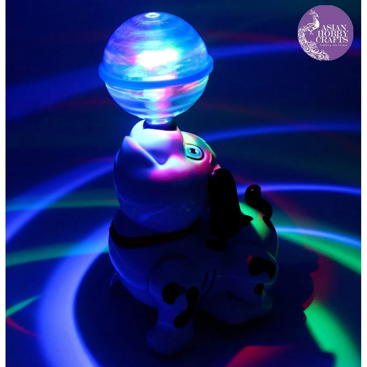 Dancing Dog With 360 Degree Rotating - White image 3