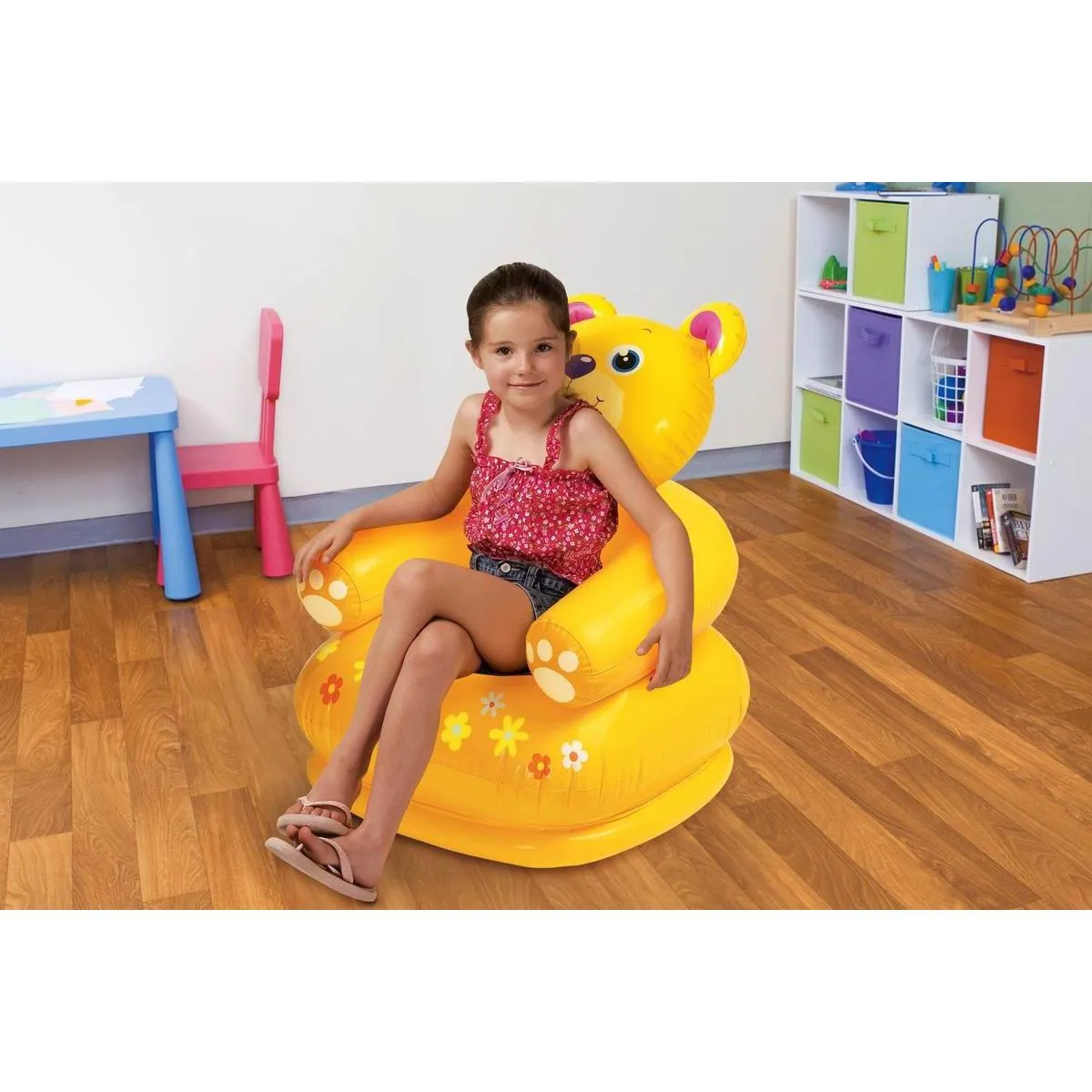 INTEX 68556 - Plastic Inflatable Happy Animal Chair Assortment Children Air Sofa