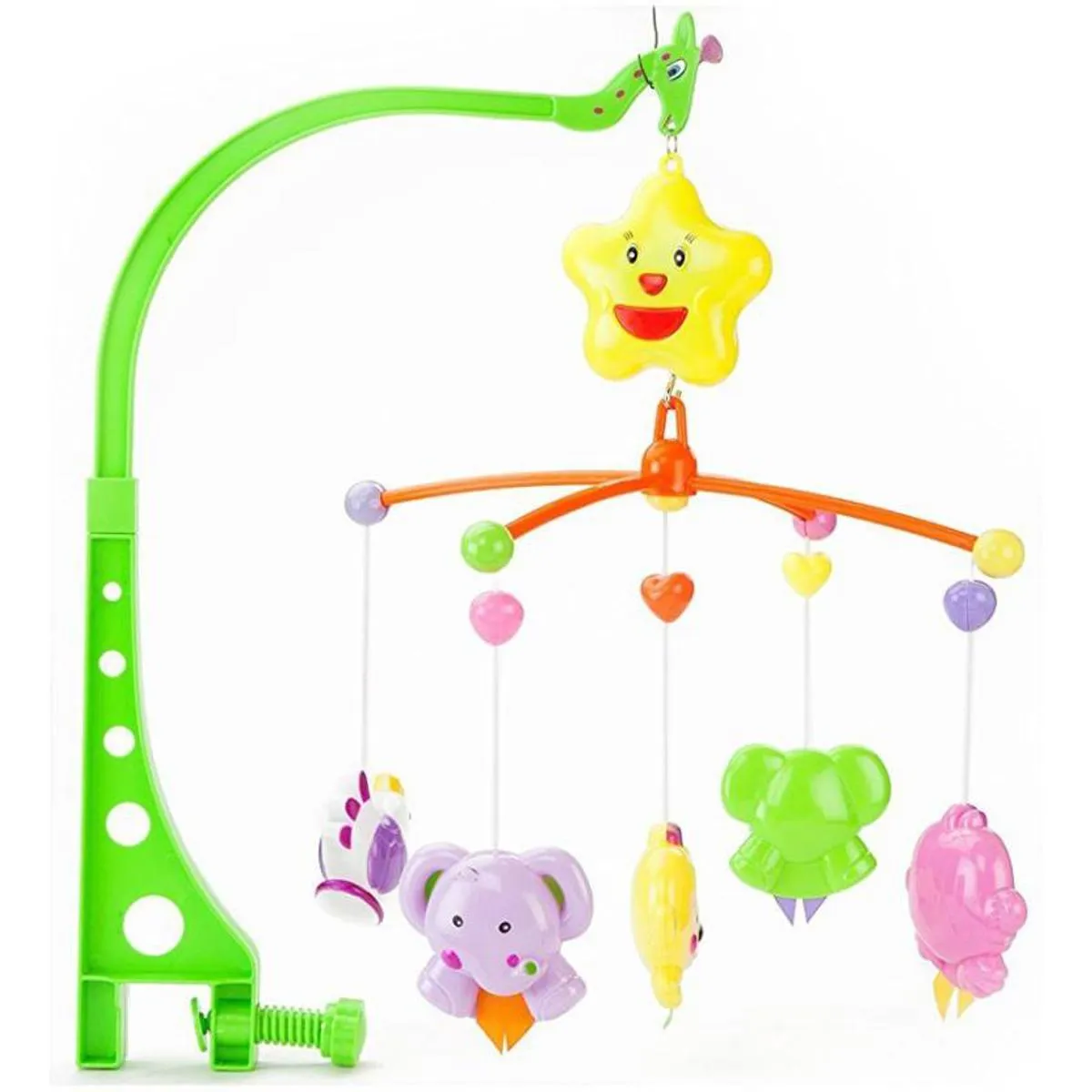Baby Musical Crib Mobile With Hanging Rotating Toyss