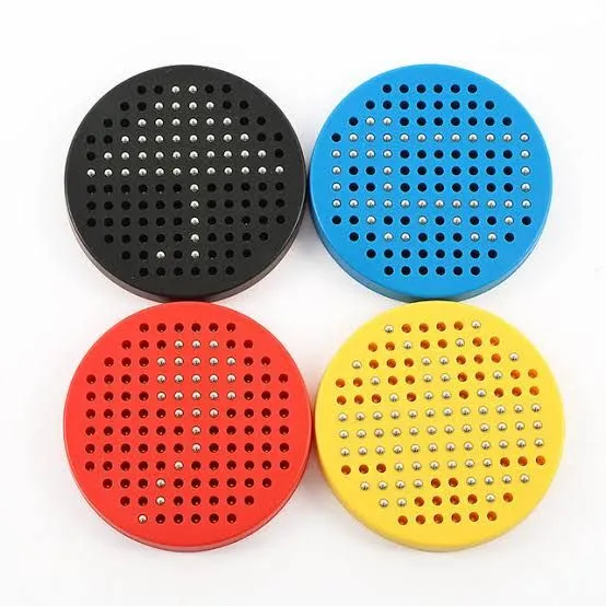 Mini Magnetic Bead Board for Kids Magnetic Drawing Board for Toddlers School Kindergarten Magnet Toys Gift Drawing Stylus Round Magnet Tablet Pad Erasable Reusable Writing Playboard Stem image 3