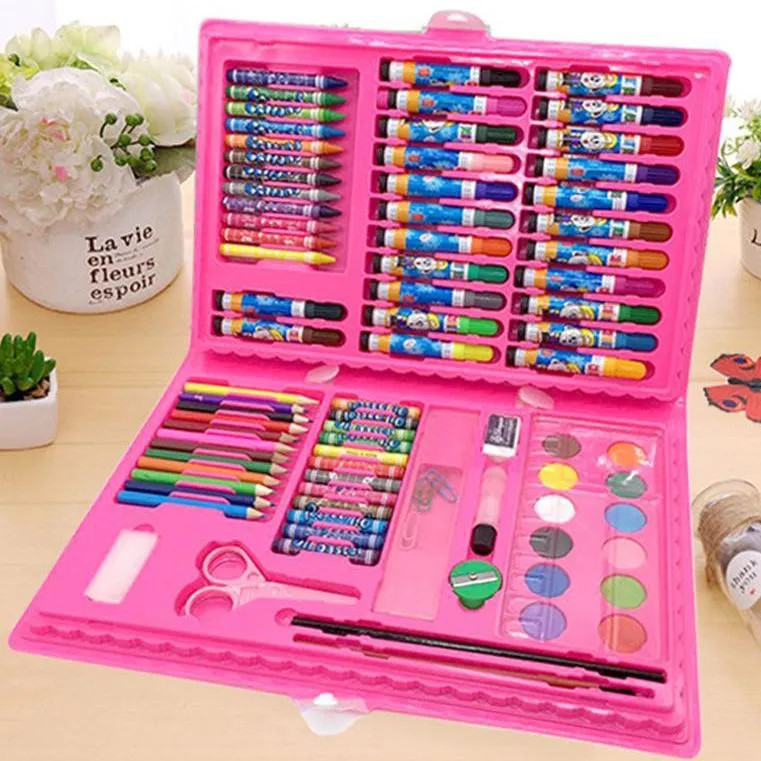 Multi Color 42 Pcs Kit / Set with Button Box Best Quality For kids image 3
