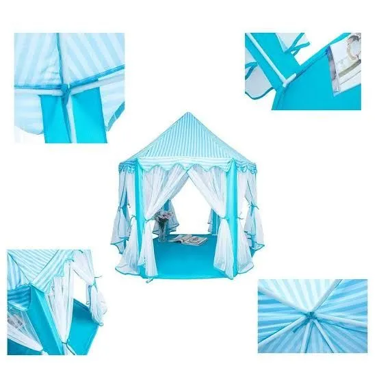 Princess Castle Tent For Girls Fairy Play Tents for Kids Hexagon Playhouse Toys For Children Or Toddlers Indoor Or Outdoor Games image 5