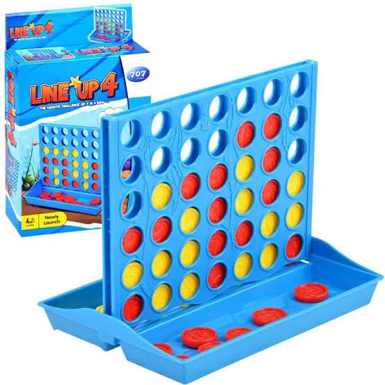 Connect for Kids Connect Game, Portable 4-Line 4 Game Family Lineup Connect Board Game image 2