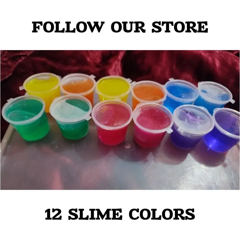 Pack of 12 Slime For Kids Magic Crystal Soft Slime Fluffy Slime Playful Kit For Boys & Girls image 4