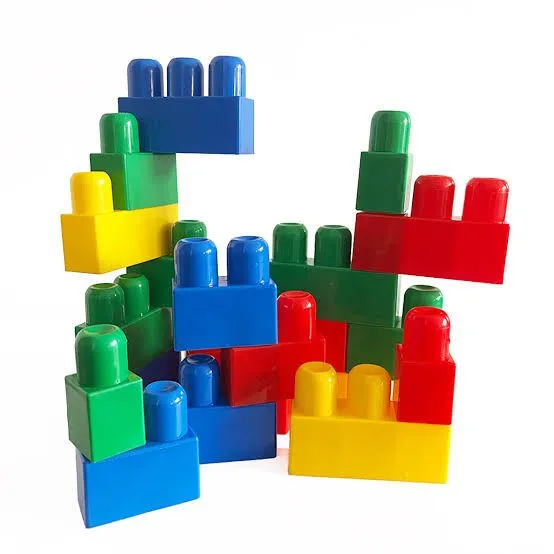 Building Blocks 54 - 95 Pieces large Big jumbo Mega Bricks construction educational Multi color block brick Assemble BPA Free toy set bag safe for kids image 6