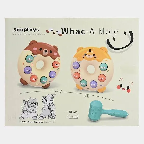 Whack a Mole Game, Interactive Toddler Games, Light-Up Musical Hammering and Pounding Toy, Educational Learning Toys Gifts for 2 3 4 5 Year Old Boys Girls image 3