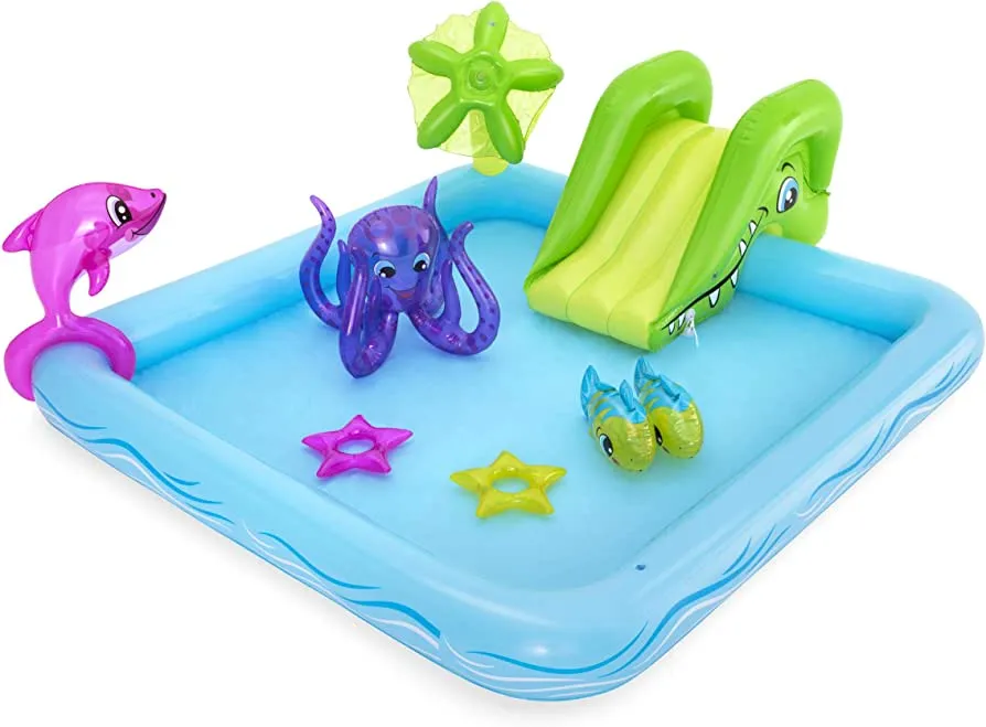 BESTWAY 53052 Aquarium Play Centre 7'10" x 6'9" x 34" image 2