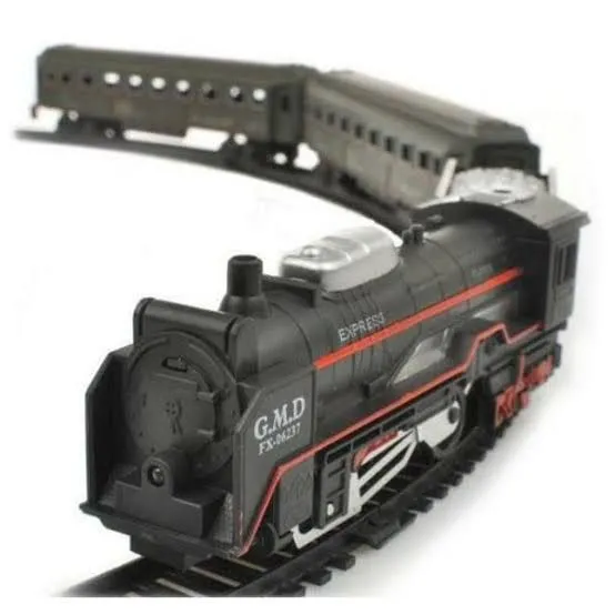Century Express TrainSet For Kids Multicolor Black Train Battery Operated Plastic Toy TrainSet