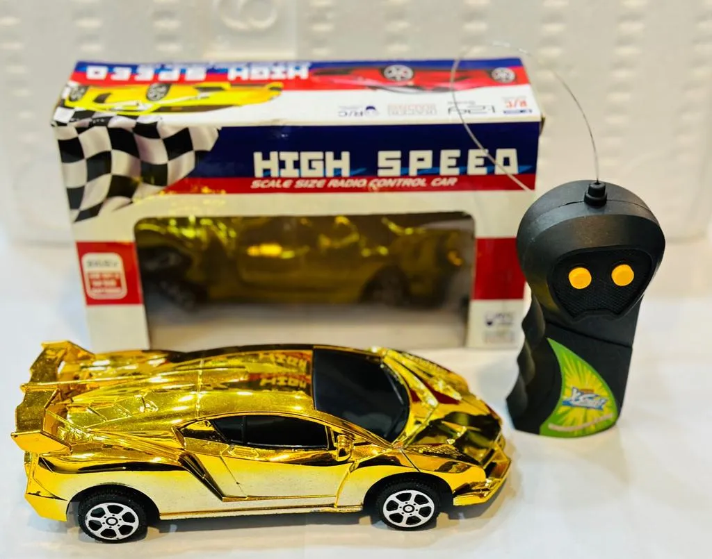 High Speed Scale Size Radio Control Car 2 Channel Metalic Color Speed Racing Car 6 INCH SIZE image 4