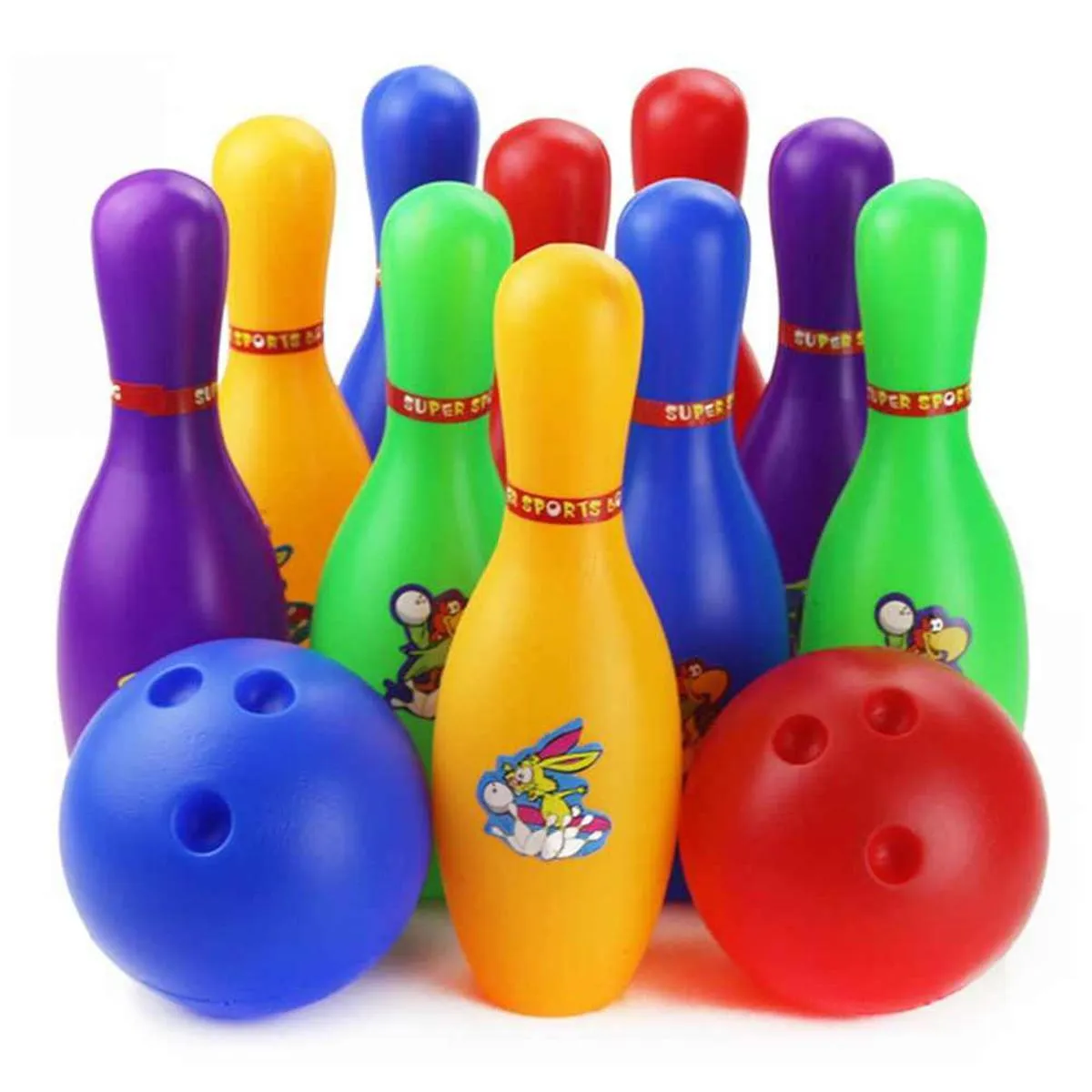 Deluxe Bowling Set Game Toys For Kids image 2