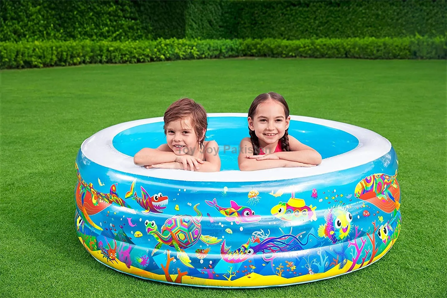 Bestway Pool 60"x20" Jumbo Pattern Round Character Play Pool image 4