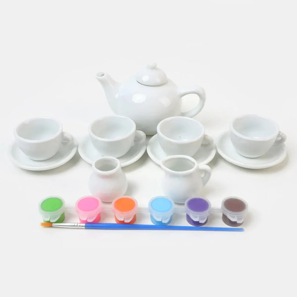 Ceramic Dreamy Tea Set -Time Fun: Paint Your Own Tea Set with our High-Quality DIY Painting Kit image 2