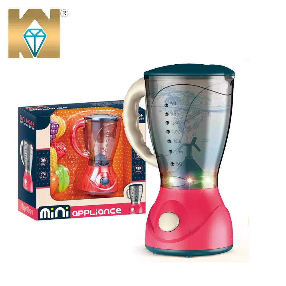 Pretend Play Home Appliance Simulation Plastic Juicer-Grinder Toy Blenders For Kids