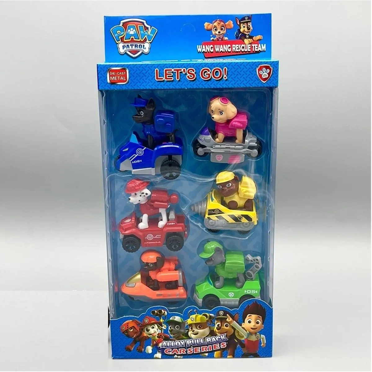 Paw Patrol Dogs Rescue Set Puppy Patrol Toys Cars Patrulla Canina Ryder Anime Action Figures Model Car Toy Gift