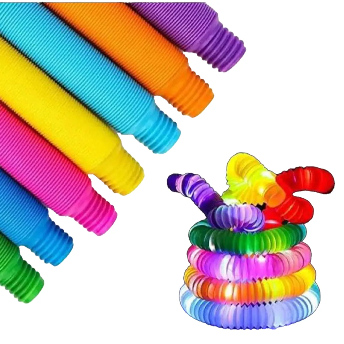 Silicone Sensory Toys, Fidget Toy Handheld Mini Fidget Toy Stress Relief Toy, Keychain Toy Stress Relief Hand Toys for Kids and Adults Anxiety Autism