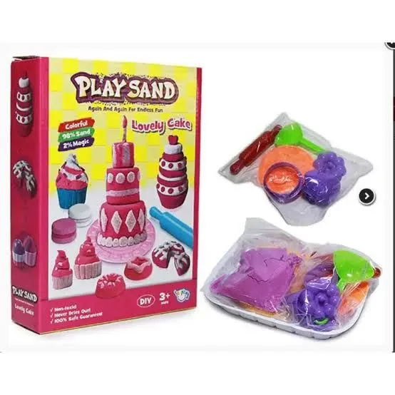 Colorful Magic Play Sand Ice Cream Store / Lovely Cake Endless Fun For Kids image 3