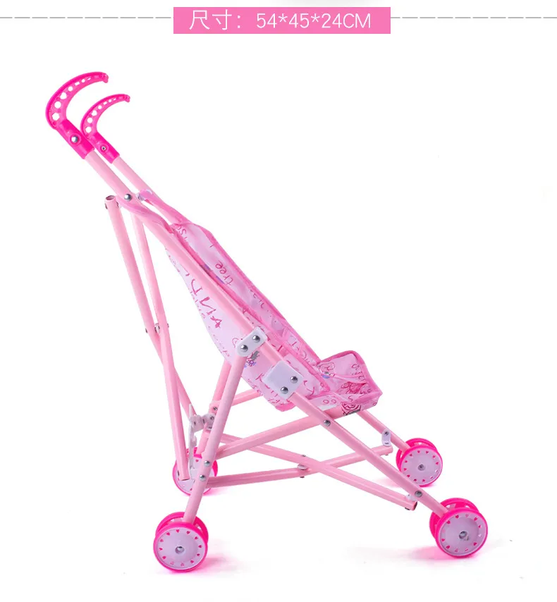 Baby Doll Stroller Pram For Dolls image 7