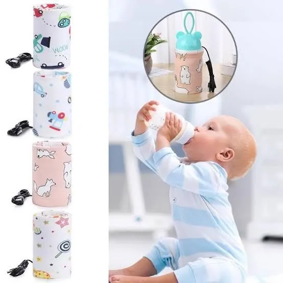 USB Baby Bottle Warmer, Portable Car Travel Heating Milk Bottle Warmer Foldable,Travel Mug Temperature Control Breast Milk Cup,Keep Baby Milk Warm image 3