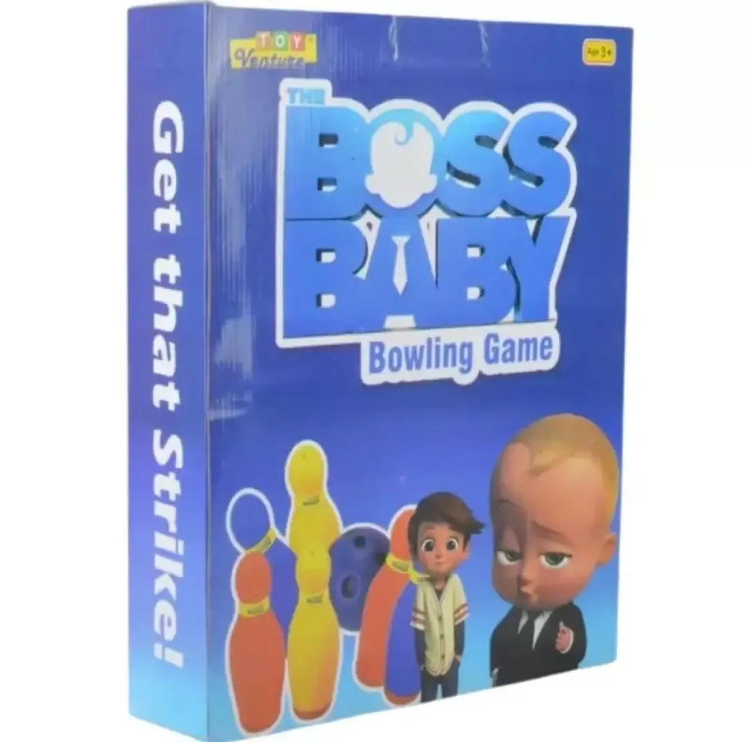 Baby Boss 2 in 1Kids Toy,Indoor Toys Bowling Game Toy Set With Coin Box Yard Games Sport Family Fun Games For Kids image 5