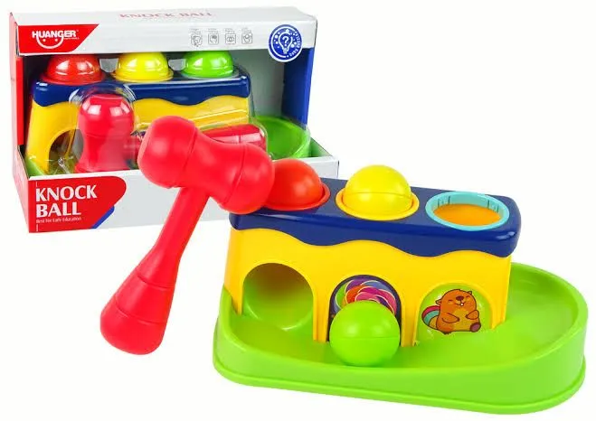 Huanger Funny Hammer Huanger Knock Ball 5 Pes Game Best For Early Educational Fun Game For Kids  Huanger Hammer Game image 3