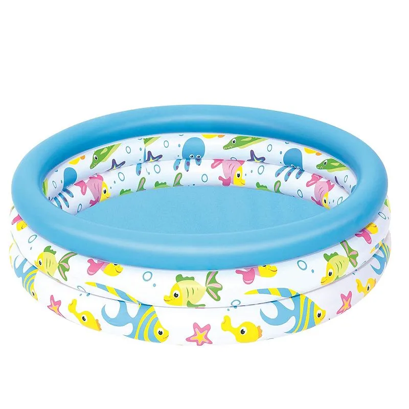 Bestway - Ocean Life Inflatable Kiddi 51008 Paddling Pool For Kid's - 40 X 10 Inches image 2