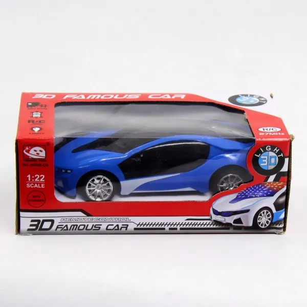 3D Famous Car Remote Control Car With 3D Lights - Rechargeable image 5