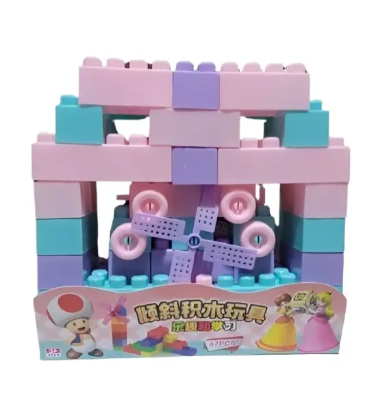47 pcs Macaron Building Blocks, Children's Large Building Blocks, Light Colors blocks Collage Assembly Educational Toys, Hands-on Brain Games